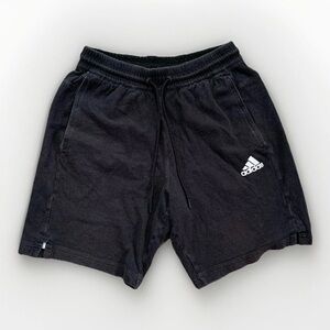 Adidas 100% Cotton Black Activewear Running Sports Shorts Women’s Size Small